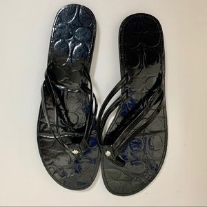 Coach Juney Signature flip flop